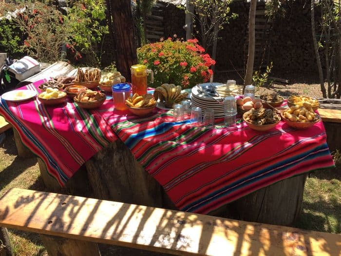 Unser Mittagessen in Santiago 