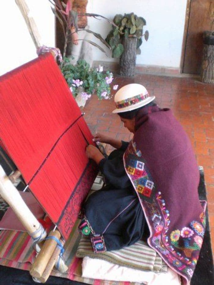 Webkunst aus Tarabuco