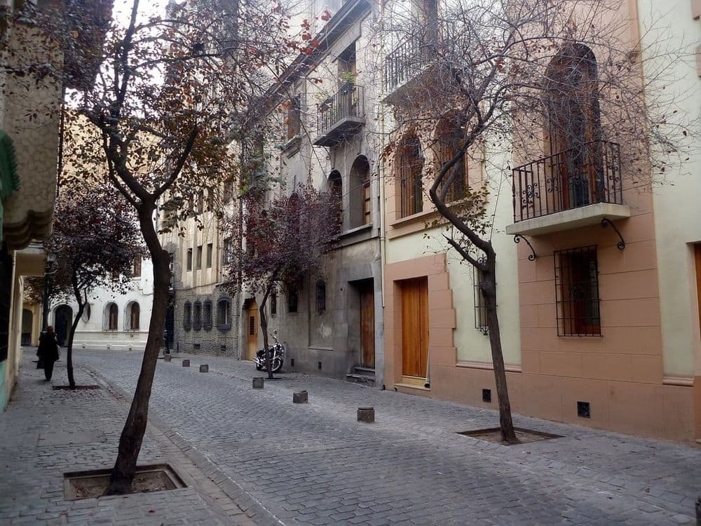 Santiago de Chile Sehenswürdigkeiten: Barrio Paris-Londres, Quelle: Flickr.