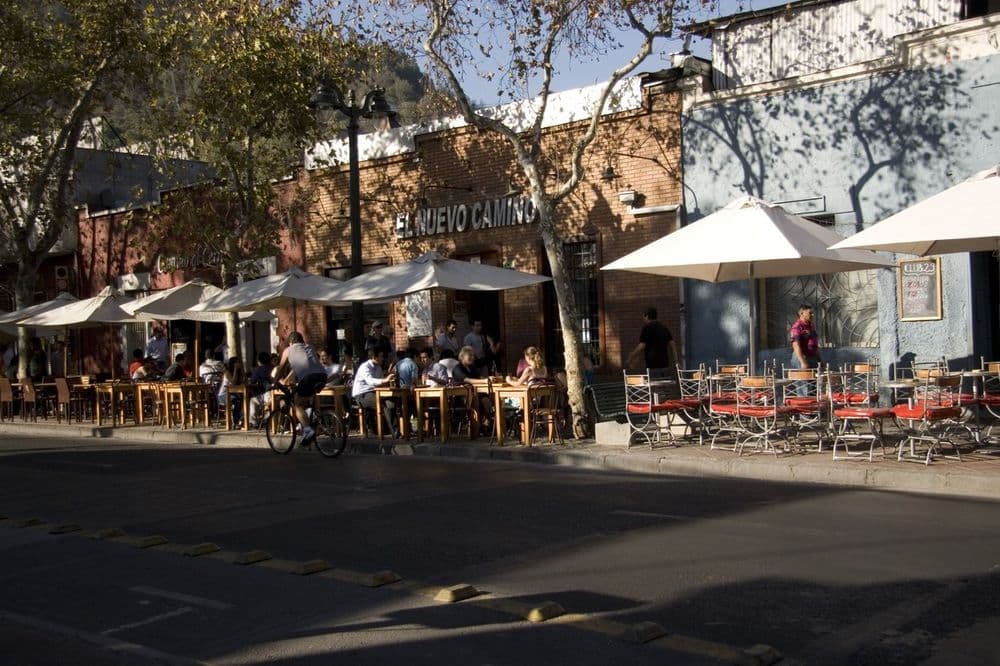 Santiago de Chile Sehenswürdigkeiten: Barrio Bellavista. Quelle: Flickr.