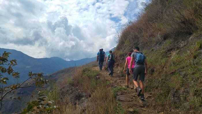 Im Morgengrauen starten wir un