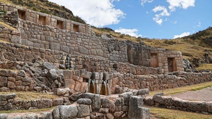 Den Wassertempel der Inka "Tam