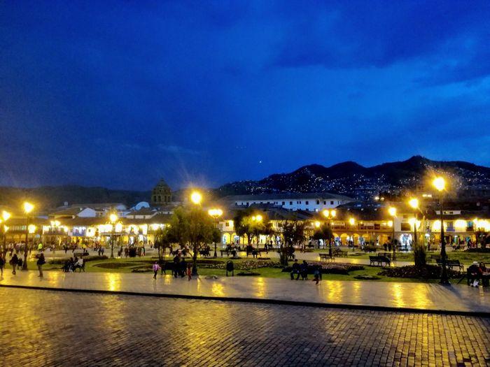 Cusco am Abend, wunderschön!