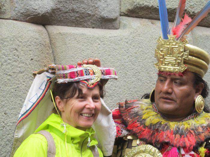 Eine Inka Prinzessin in Cuzco