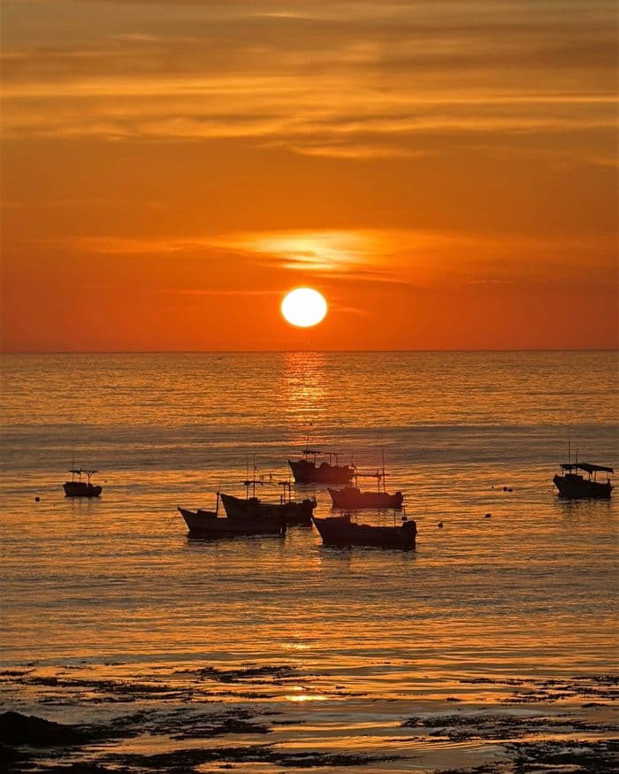 puerto de lomas, sunset