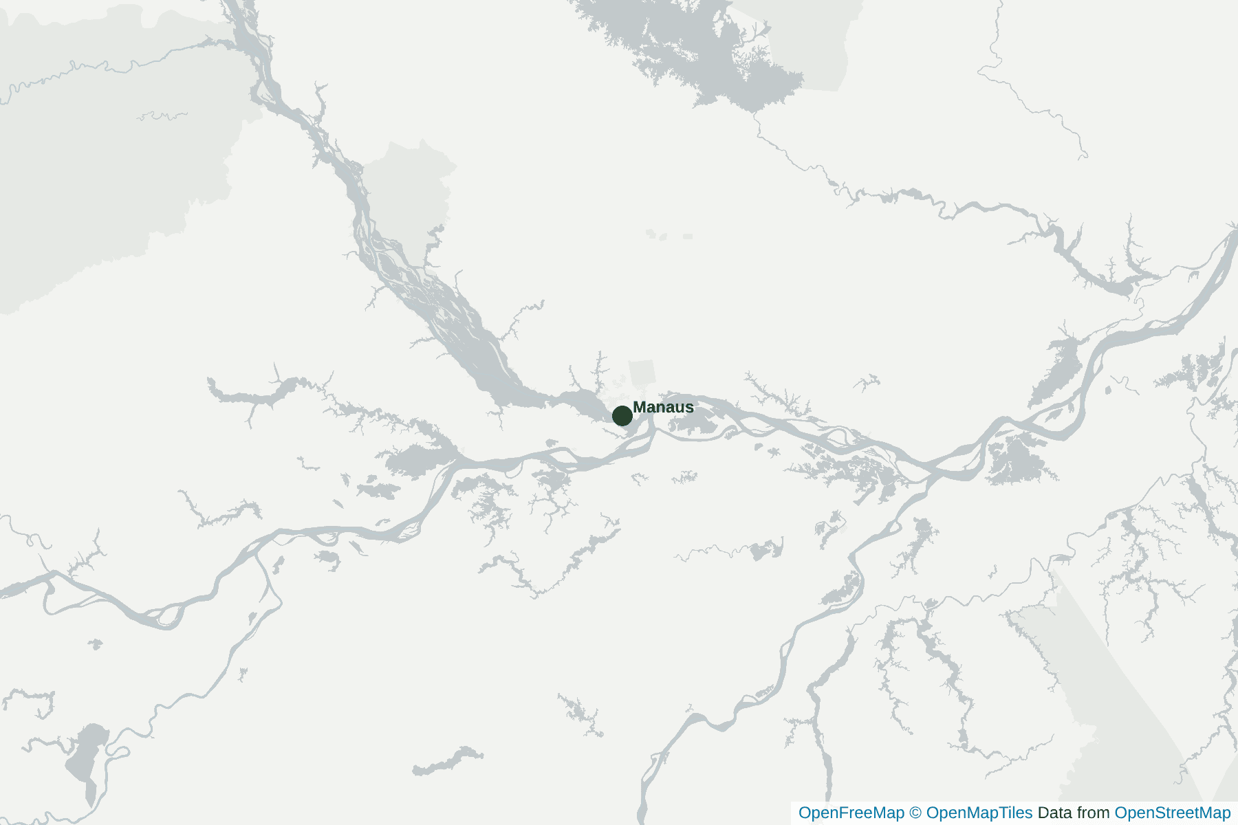 Karte von Amazonas